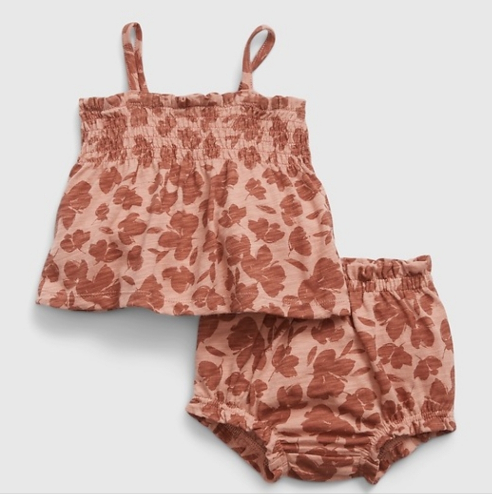 Baby Gap Smocked Two Piece Outfit